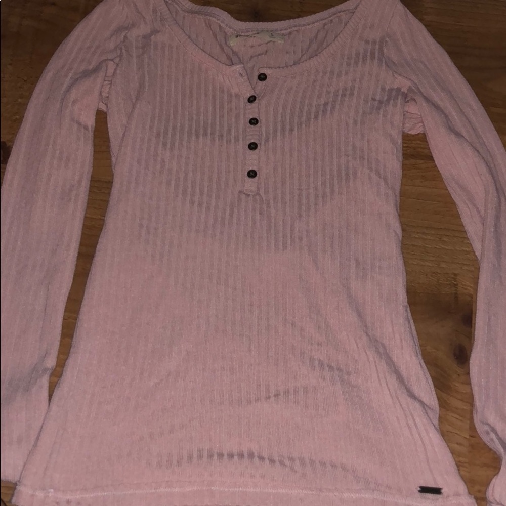 Hollister ribbed long sleeve